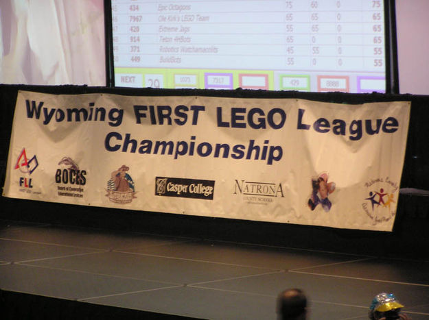 LEGO Leago Banner. Photo by Bob Rule.