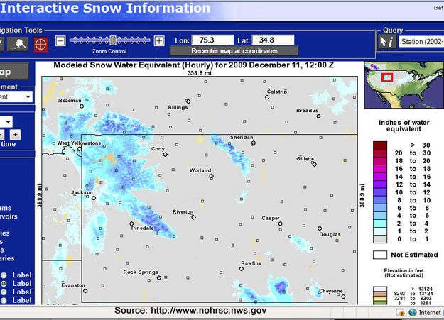 Snow Cover. Photo by National Weather Service.