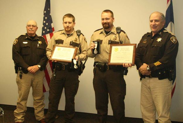 Life Saving Awards. Photo by Dawn Ballou, Pinedale Online.