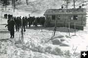 1940 Skiers. Photo by Cub Feltner, White Pine Ski Area.