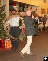 Antler Wreath. Photo by Dawn Ballou, Pinedale Online.