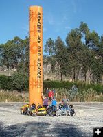 At the Equator. Photo by Vogel Family.