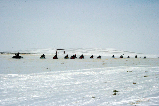 Parade Lap. Photo by Dawn Ballou, Pinedale Online.