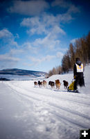 Musher Joe Guns. Photo by Octavian Dumitrescu, Pinedale Legacy Photography.