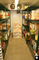 Walk-In Fridge. Photo by Dawn Ballou, Pinedale Online.