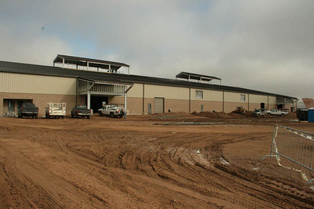 Livestock Barn. Photo by Dawn Ballou, Pinedale Online.