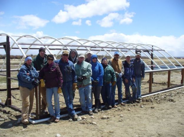 High Tunnel Workshop. Photo by Sublette County Extension Office.