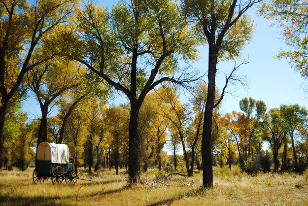 Lander Trail-New Fork River Crossing. Photo by Sublette County Historical Society.