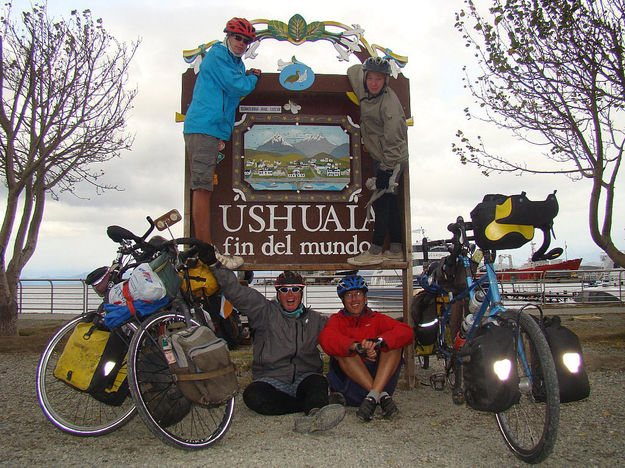 End of the world. Photo by Family on Bikes.