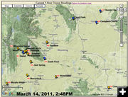 March 14, 2011 Ozone. Photo by Wyoming DEQ.