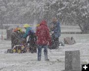 Snowy Memorial Day. Photo by Bill Winney.