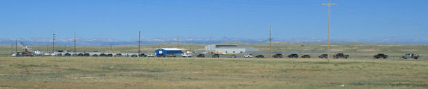 Backed up. Photo by Dawn Ballou, Pinedale Online.