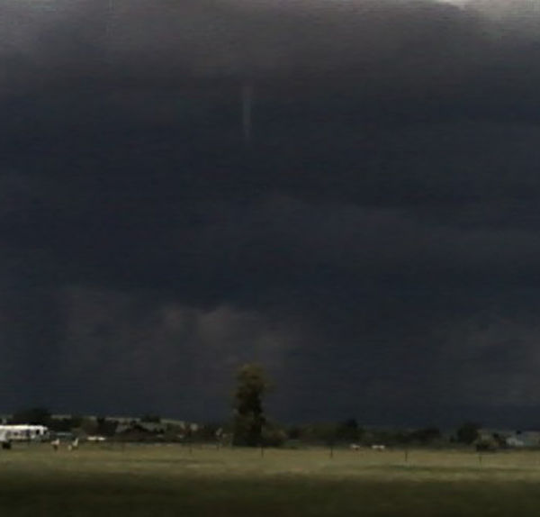 Storm funnel. Photo by Kathy Sandmeier.