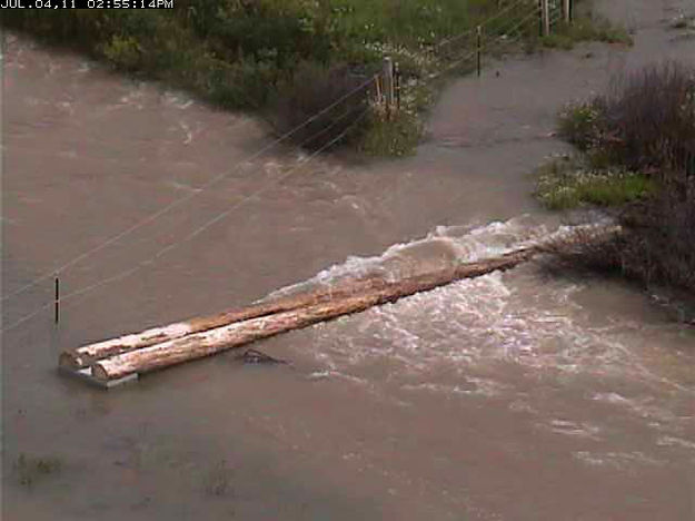 July 4 - 3PM. Photo by Bondurant webcam.