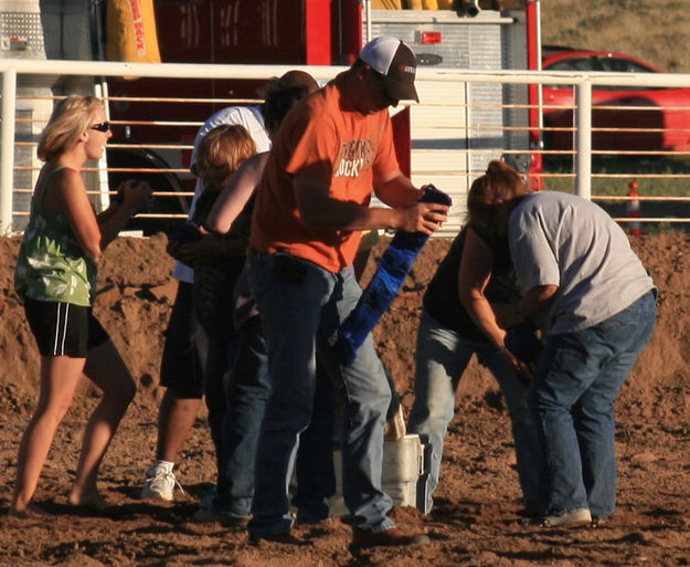 Unrolling. Photo by Dawn Ballou, Pinedale Online.