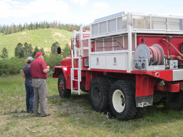 Water truck. Photo by Bill Winney.