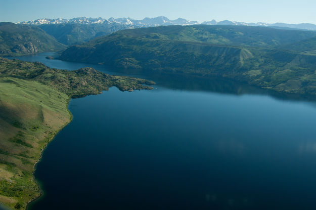 Fremont Lake. Photo by Rita Donham, Wyoming Aero Photo.