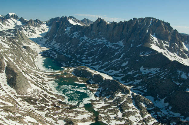 Titcomb Basin. Photo by Rita Donham, Wyoming Aero Photo.