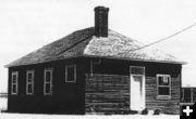 1916 Boulder Teacherage. Photo by Sublette County Historical Society.