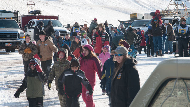 Here come the kids. Photo by Chris Havener.