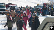 Here come the kids. Photo by Chris Havener.