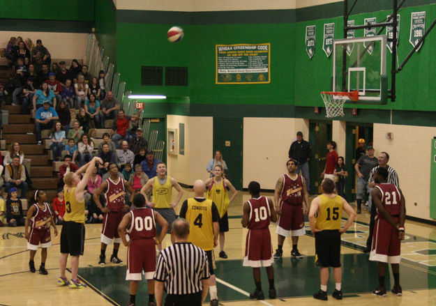 Tyler's first shot. Photo by Dawn Ballou, Pinedale Online.