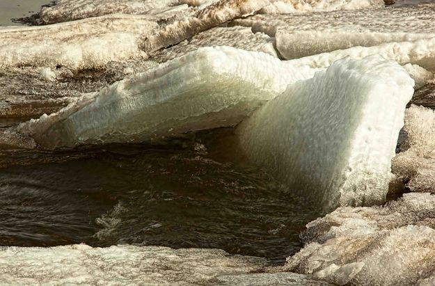 Green River ice. Photo by Dave Bell.