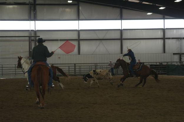 Handicap Roping. Photo by Carie Whitman, Crossfire Arena.