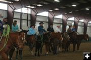 Lined up. Photo by Carie Whitman, Crossfire Arena.