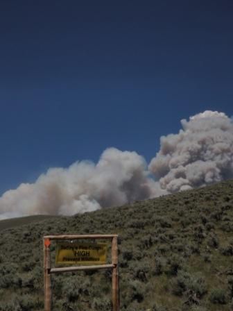 High fire danger. Photo by Brandon Hampton.