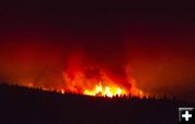 Extreme fire behavior. Photo by Dave Bell.