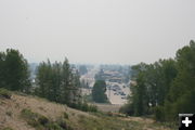 View from sledding hill. Photo by Dawn Ballou, Pinedale Online.