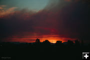 Fire sunset. Photo by Kyle Ford.