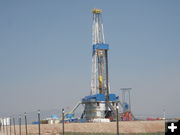 Denbury drill rig. Photo by Great Basin IMT Team 5.