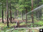 Protection at Sacajawea Campground. Photo by USFWS.