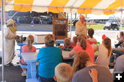 Beekeeping. Photo by Dawn Ballou, Pinedale Online.