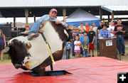 Falling off. Photo by Dawn Ballou, Pinedale Online.