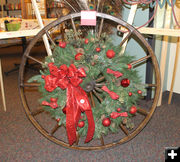 Gayle Kinnison Memorial Wreath. Photo by Dawn Ballou, Pinedale Online.