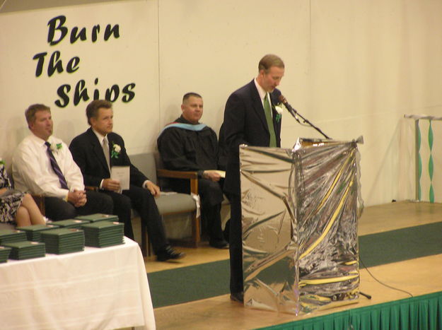 Superintendent Jay Harnack. Photo by Bob Rule, KPIN 101.1 FM Radio.