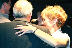 Dancing with the Sublette Stars. Photo by Kathy Carlson, Pinedale Roundup.