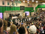 Hat Toss. Photo by Bob Rule, KPIN 101.1 FM Radio.