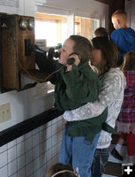 Hello Grandma?. Photo by Clint Gilchrist, Pinedale Online.