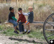 3 boys on the end. Photo by Clint Gilchrist, Pinedale Online.