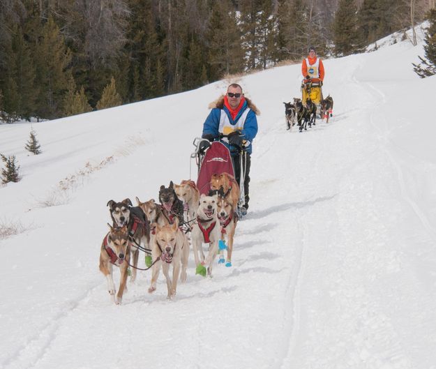 On the trail. Photo by Chris Havener.