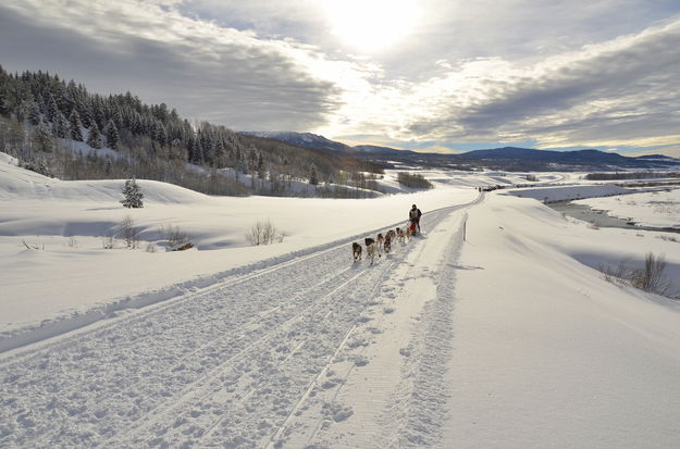 On the trail. Photo by Terry Allen.