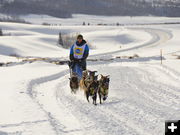 Bounding up the hill. Photo by Terry Allen.