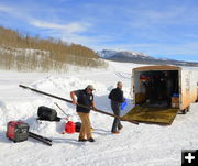 Packing it up. Photo by Terry Allen.