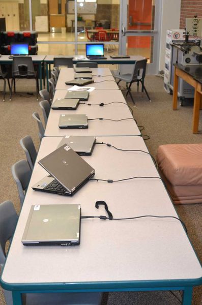 Laptops. Photo by Terry Allen.