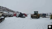 I-80 pileup. Photo by Wyoming Highway Patrol.