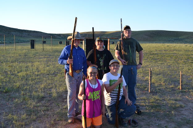 4-H Muzzleloader Shoot. Photo by Sublette 4-H.